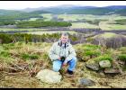 Chris Falteisek is pictured above at the foundation of the original home on the Tøfthaugen farm in Folldal, Norway, where Erick Steien, his great great grandfather, was born. Submitted photo