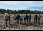 Members of Mondovi’s Equine Team paused for a group shot prior to their skills clinic on Sept. 25. The girls are excited to represent Mondovi as a school-sponsored middle/high school club and could be in the running for a bid to the WIHA State Show later this month.