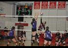 Senior Paige Lieberman landed a kill on the Augusta side as the Lady Panthers hosted the Beavers on Senior Night.