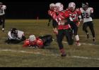 Mitchell Hong scampered 65-yards to the goal line in the fourth quarter to help E-S stretch its lead back to 30 points in the final period.
