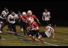Junior Dustyn Topper wove his way through the C-FC defense. Topper racked up 114 yards in the game. 