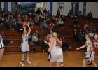 Sophomore McKenzie Akina knocked down a shot from close range.