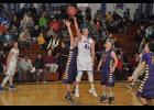 Making a move past Durand’s Nathan Siebenaler, Blake Purdy (42) went in for a layup.
