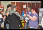 Students were invited to draw a situation out of a jar at the Bridge to Hope station, which educated students about domestic violence and sexual assault.
