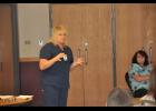 Director of Nursing Jennifer Lilyquist conducted a staff seminar recently. Lilyquist said she enjoys employee education opportunities at ALC-Mondovi, where she has worked since January, to ensure residents are receiving a high level of care.