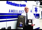 Don Sinz has been named the first annual Durand Ambulance Service's EMT of the Year. He has been a member of the Ambulance Service since 1993, and has been Director of the Service for about five years. Laura Berndt photo