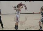 O-F sophomore Sophiah Filla sinks a 3-pointer to open the second half. 