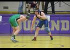 Westley Price battled a wrestler from Osceola during meet action at Durand last week.