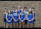 Members of the 2015 Mondovi High School boys and girls cross country team are, front, left to right, Emily Johnson, Grace Weinzierl, Maddie Gilbertson, Amanda Rud; back, Zach Kluge, Ty Parker, Daniel Gruber, Onno Kluge, Jason Fath.