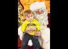 Owen had his picture taken with Santa at the Moose Lodge on Saturday, December 13th. 