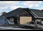 A duplex at 202 North Creek Lane in the Peeso Creek subdivision sustained serious damage after a fire started in the left-hand unit’s garage and began to spread before firefighters arrived to quell the blaze.