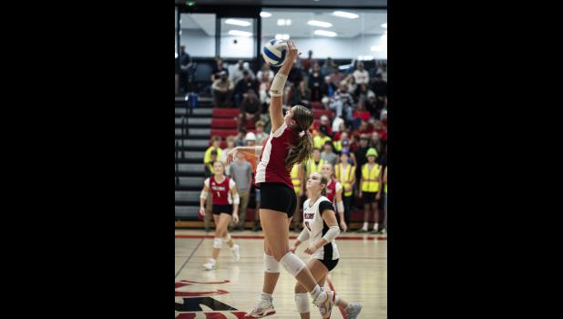 No. 8 hits down hard against the opposing Falcons.