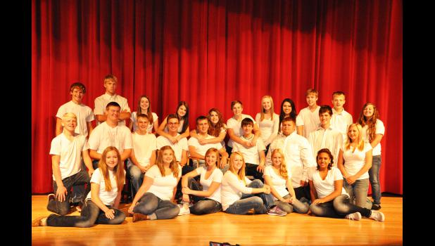 The Eleva-Strum Central High School cast of Fiddler on the Roof.