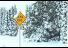 Industrial Court is a dead-end drive, and the yellow signing telling you so stands out sharply against a backdrop of snow-covered shrubs and evergreens. 