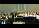 Conductor of the Concert Choir Jeffery L. Ames. 