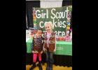Acacia and Natalee, of Girl Scout Troop 44660, sold cookies at the expo.Photo by St. Charles Press Editor Laura Berndt. 