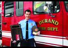 The Durand Fire Department has named Larry Plumer as the 2016 Firefighter of the Year.  Laura Berndt photo